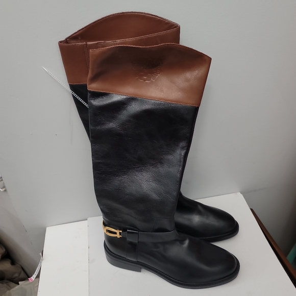 Vince Camuto Leather Knee High Boots - Amanyir - Picture 5 of 12